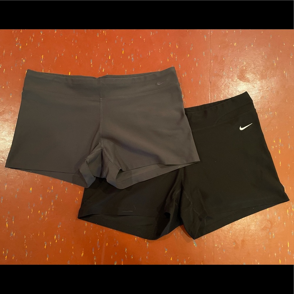 both pairs for the listed price! large, 3” inseam Nike pro shorts